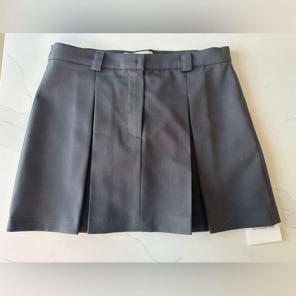 The Frankie Shop Kitou Charcoal Mini Skirt Size Small NWT
